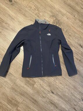 The North Face Womens M Medium Dark Blue Summit Series Full Zip Jacket